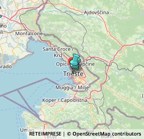 Mappa Via Lionello Stock, 34135 Trieste TS, Italia (57.22)