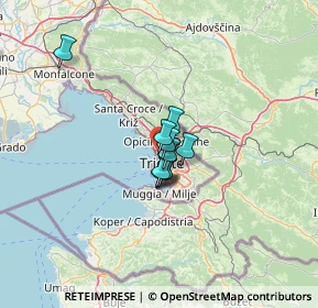 Mappa Via Lionello Stock, 34135 Trieste TS, Italia (11.99167)