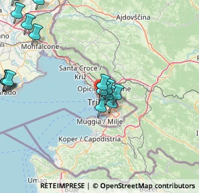 Mappa Via Lionello Stock, 34135 Trieste TS, Italia (21.898)