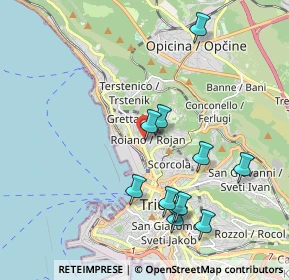 Mappa Via Lionello Stock, 34135 Trieste TS, Italia (2.00909)