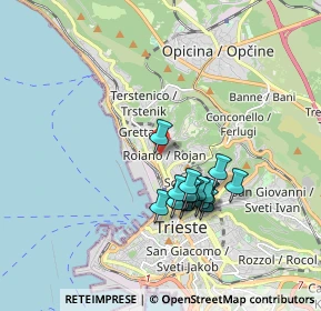 Mappa Via Lionello Stock, 34135 Trieste TS, Italia (1.51)