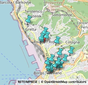 Mappa Via Lionello Stock, 34135 Trieste TS, Italia (0.988)