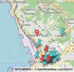 Mappa Via Lionello Stock, 34135 Trieste TS, Italia (1.417)
