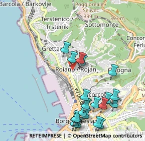 Mappa Via Lionello Stock, 34135 Trieste TS, Italia (1.1735)