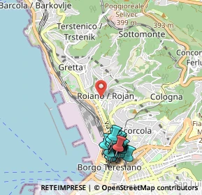 Mappa Via Lionello Stock, 34135 Trieste TS, Italia (1.1735)