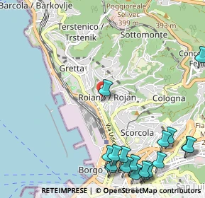 Mappa Via Lionello Stock, 34135 Trieste TS, Italia (1.535)