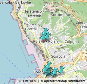 Mappa Via Lionello Stock, 34135 Trieste TS, Italia (1.16091)