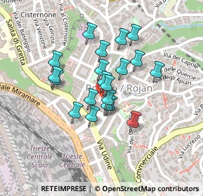 Mappa Via Lionello Stock, 34135 Trieste TS, Italia (0.1625)
