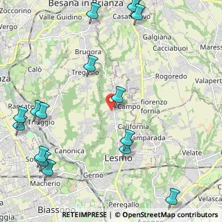 Mappa Via San Desiderio, 20856 Correzzana MB, Italia (3.005)