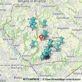 Mappa Via San Desiderio, 20856 Correzzana MB, Italia (1.578)