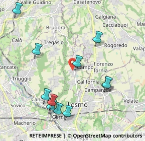 Mappa Via San Desiderio, 20856 Correzzana MB, Italia (2.28091)