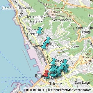Mappa Via Sant'Ermacora, 34135 Trieste TS, Italia (1.248)