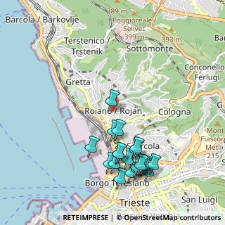 Mappa Via Sant'Ermacora, 34135 Trieste TS, Italia (1.096)