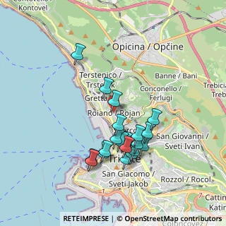 Mappa Via Sant'Ermacora, 34135 Trieste TS, Italia (1.679)