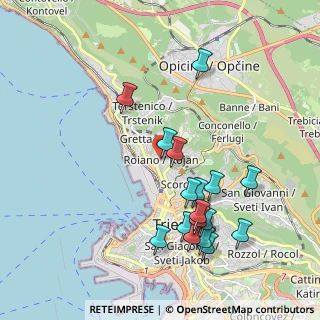 Mappa Via Sant'Ermacora, 34135 Trieste TS, Italia (2.04)