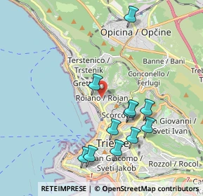 Mappa Via Sant'Ermacora, 34135 Trieste TS, Italia (1.99455)
