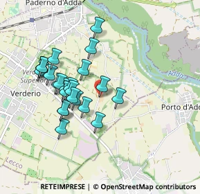 Mappa Via Boschi, 23878 Verderio superiore LC, Italia (0.81667)
