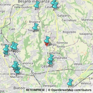 Mappa Via Martin Luther King, 20856 Correzzana MB, Italia (3.08375)