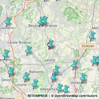 Mappa Via Martin Luther King, 20856 Correzzana MB, Italia (6.6135)