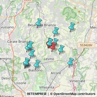 Mappa Via Martin Luther King, 20856 Correzzana MB, Italia (3.25563)