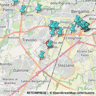 Mappa Via Provinciale, 24030 Bergamo BG, Italia (2.59167)