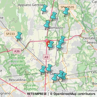 Mappa Via Magistri Comacini, 22078 Turate CO, Italia (4.45692)