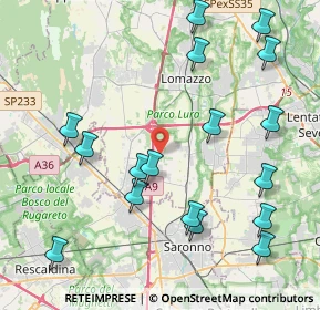 Mappa Via Magistri Comacini, 22078 Turate CO, Italia (4.80176)