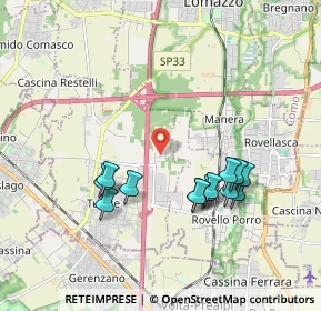 Mappa Via Magistri Comacini, 22078 Turate CO, Italia (1.81154)