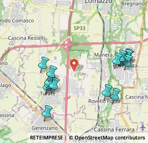 Mappa Via Magistri Comacini, 22078 Turate CO, Italia (2.20333)