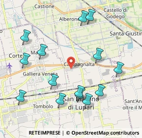 Mappa Via Monte Pelmo, 35018 San Martino di Lupari PD, Italia (2.25643)