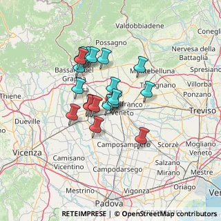 Mappa Via Monte Bianco, 35018 San Martino di Lupari PD, Italia (10.3905)