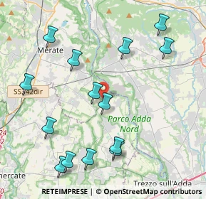 Mappa Via per Porto D'Adda, 23878 Verderio superiore LC, Italia (4.63786)