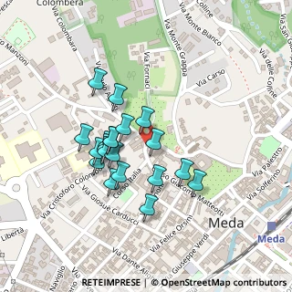Mappa Piazza Alessandro Volta, 20821 Meda MB, Italia (0.178)