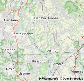Mappa 20844 Triuggio MB, Italia (4.5965)