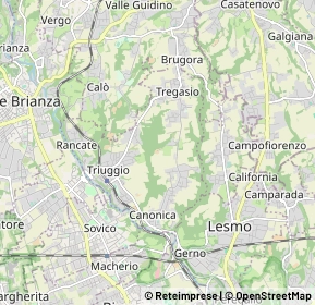 Mappa 20844 Triuggio MB, Italia (1.6535)