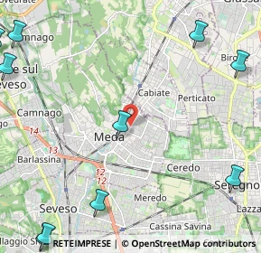 Mappa Viale Brianza, 20821 Meda MB, Italia (3.59909)