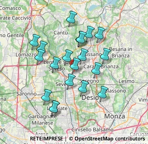 Mappa Viale Brianza, 20821 Meda MB, Italia (6.385)