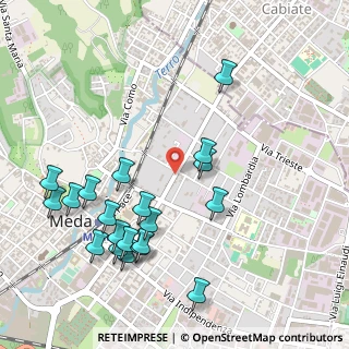 Mappa Via Brianza, 20821 Meda MB, Italia (0.5655)