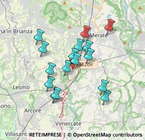 Mappa Via G. Carducci, 23871 Lomagna LC, Italia (2.9775)