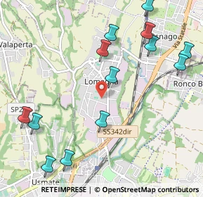 Mappa Via G. Carducci, 23871 Lomagna LC, Italia (1.26923)