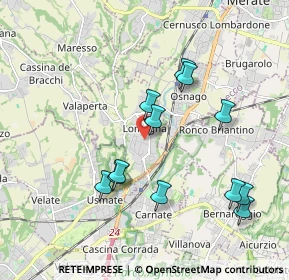 Mappa Via G. Carducci, 23871 Lomagna LC, Italia (1.885)