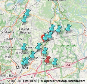 Mappa Via Magenta, 23871 Lomagna LC, Italia (7.15867)