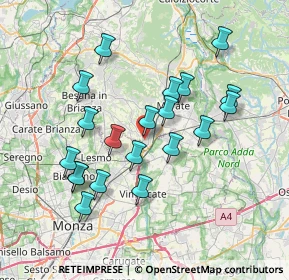 Mappa Via Magenta, 23871 Lomagna LC, Italia (6.928)