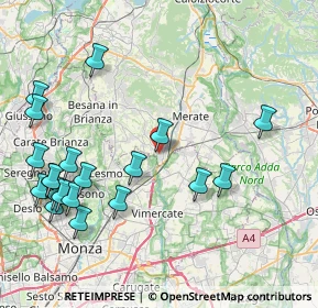 Mappa Via Magenta, 23871 Lomagna LC, Italia (9.8465)