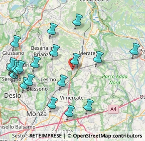 Mappa Via Magenta, 23871 Lomagna LC, Italia (9.845)