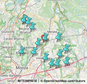 Mappa Via Magenta, 23871 Lomagna LC, Italia (7.56)