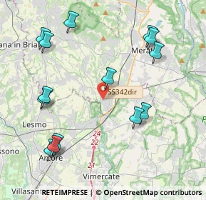 Mappa Via Magenta, 23871 Lomagna LC, Italia (4.72857)
