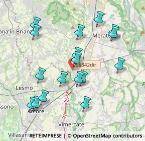 Mappa Via Magenta, 23871 Lomagna LC, Italia (3.98471)