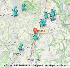 Mappa Via Magenta, 23871 Lomagna LC, Italia (4.45923)