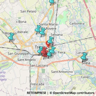 Mappa Via Bonifacio Giovanni, 31100 Treviso TV, Italia (1.79333)